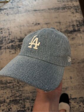 New Era Denim LA Dodgers Cap - Light Denim Blue